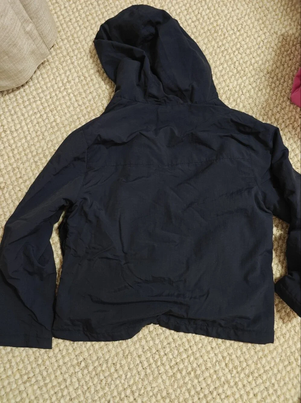 Zara Men’s Black Hooded Jacket